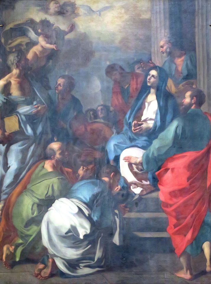 Cattedrale di san Matteo. Navata settentrionale, cappella famiglia Lembo o Pentecoste #laculturanonsiferma